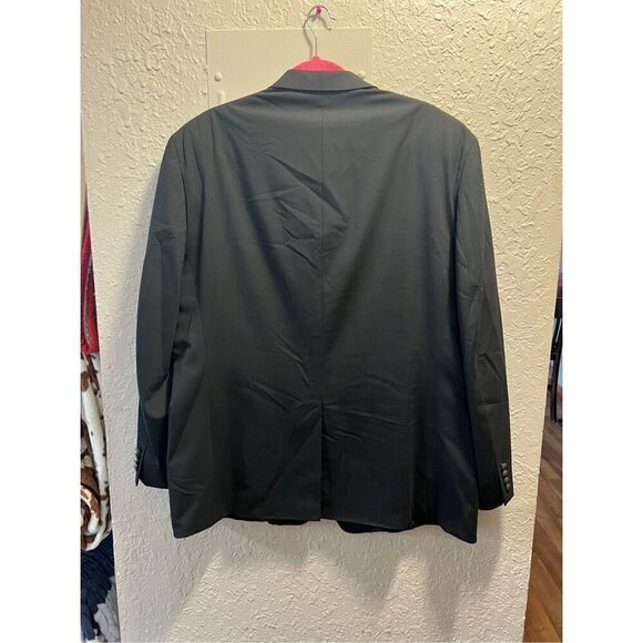 Michael Michael Kors Black Tux Top Men’s Size 50R 54% Polyester 44% Wool 2% Elas - Picture 13 of 16